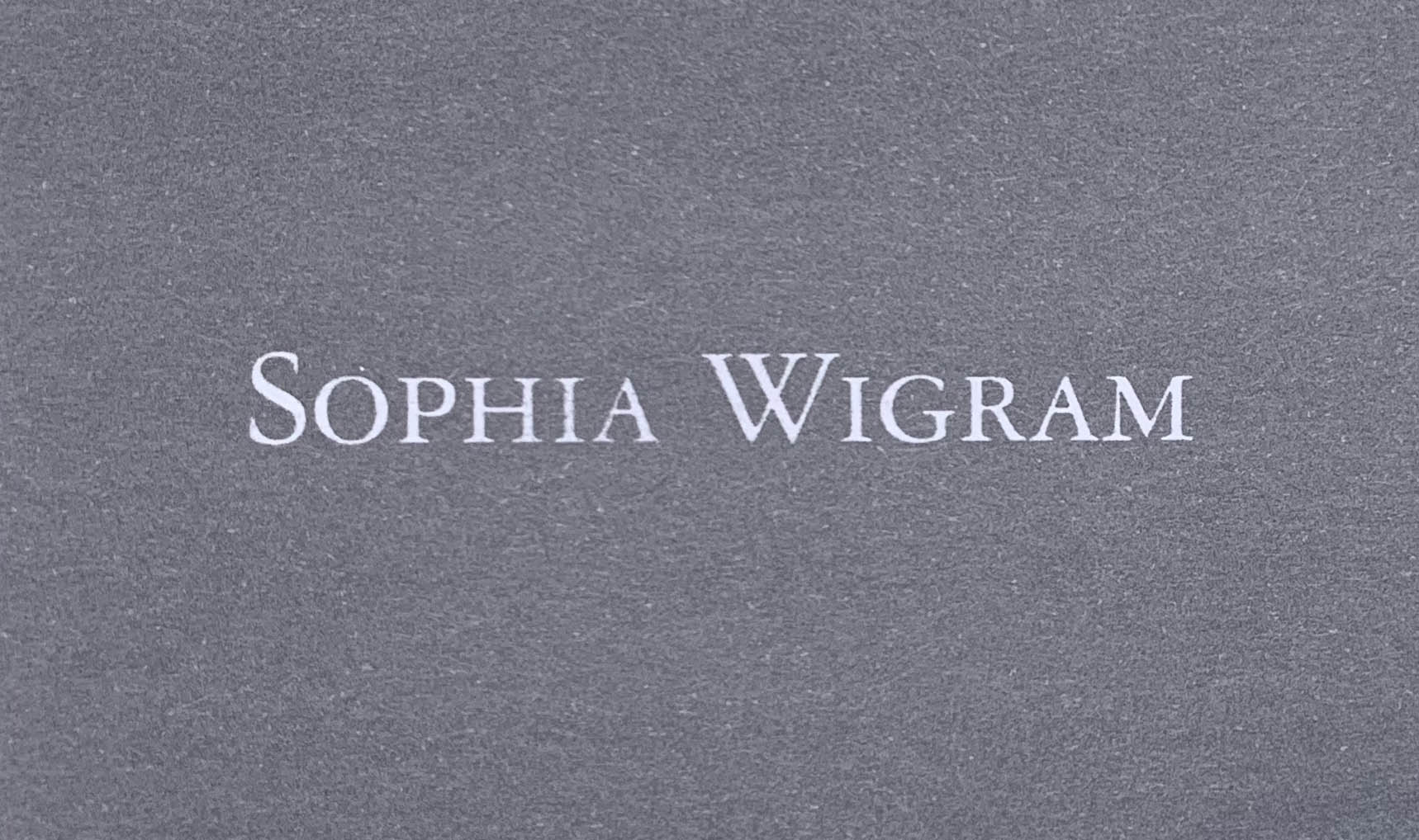 Sophia Wigram Designs
